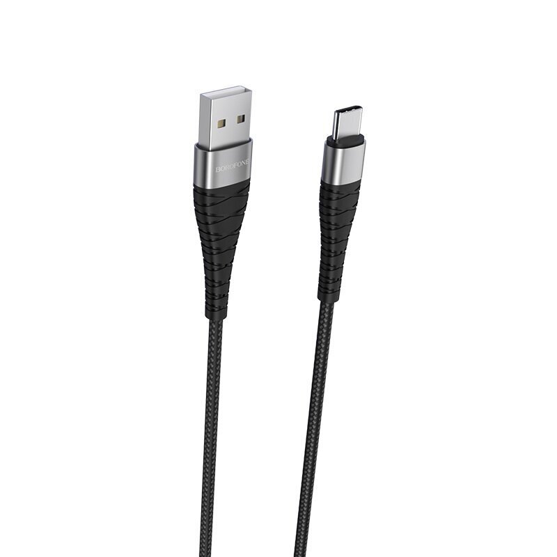 Kaapeli Borofone BX32 Munificent - USB Type C - 5A, 1 metri, musta hinta ja tiedot | Puhelinkaapelit | hobbyhall.fi