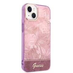 Guess PC/TPU Jungle - iPhone 14 Plus, pinkki hinta ja tiedot | Puhelimen kuoret ja kotelot | hobbyhall.fi