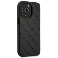 KARL LAGERFELD - iPhone 13 Pro Max, musta hinta ja tiedot | Puhelimen kuoret ja kotelot | hobbyhall.fi