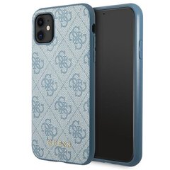 GUESS 4G Metal Gold - Iphone 11, sininen hinta ja tiedot | Puhelimen kuoret ja kotelot | hobbyhall.fi