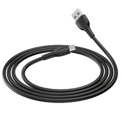 Borofone Cable BX51 Triumph - USB - Micro USB - 2,4A 1 metri musta hinta ja tiedot | Puhelinkaapelit | hobbyhall.fi