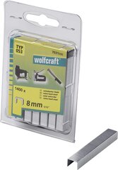 Wolfcraft 1400 -kiinnikkeet, x-kova terästyyppi 053 8 mm 7031000 hinta ja tiedot | Käsityökalut | hobbyhall.fi