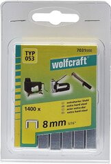 Wolfcraft 1400 -kiinnikkeet, x-kova terästyyppi 053 8 mm 7031000 hinta ja tiedot | Käsityökalut | hobbyhall.fi