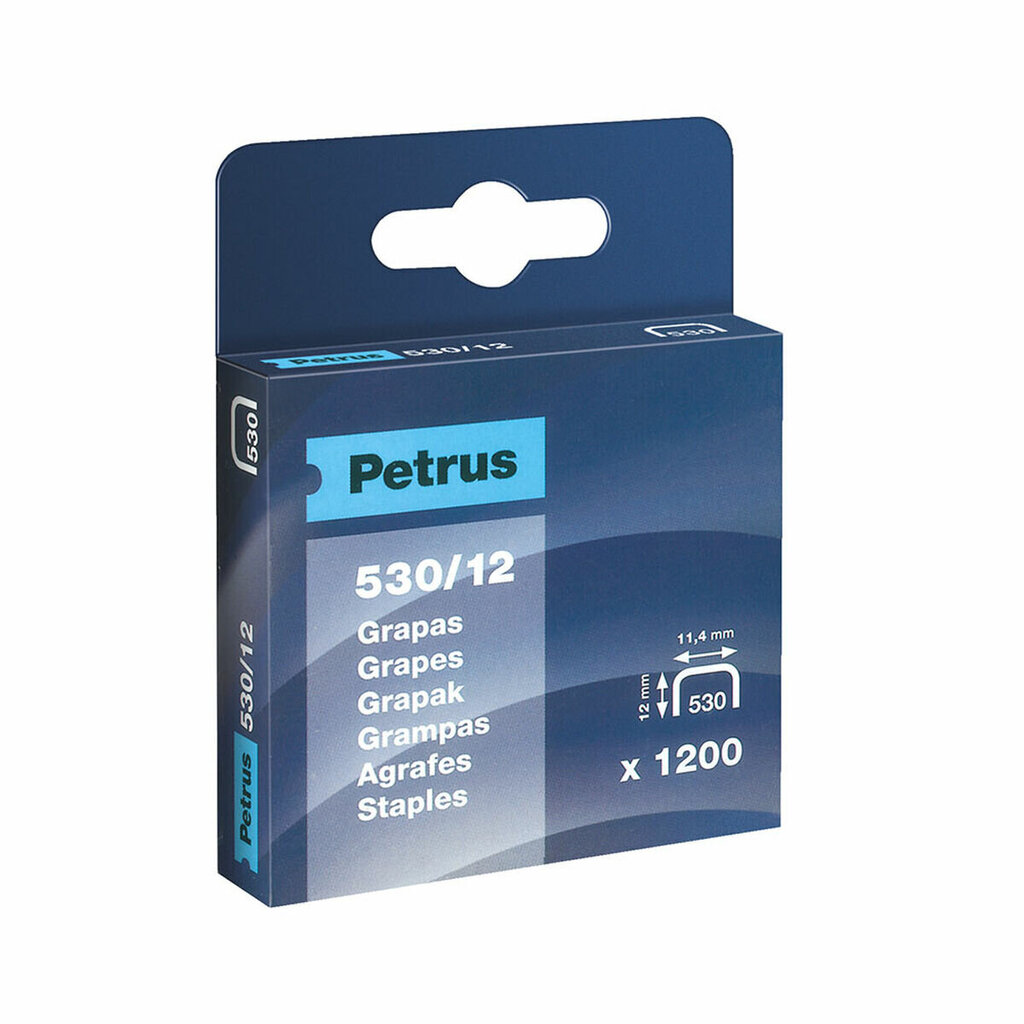 Niitit Petrus 77516 530/12 mm 1200 osaa hinta ja tiedot | Käsityökalut | hobbyhall.fi