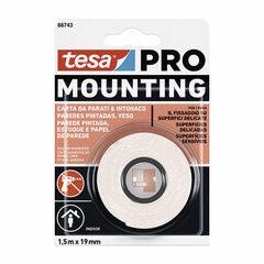 Liimanauha TESA Mounting Pro Kaksipuolinen 19 mm x 5 m hinta ja tiedot | Tesa Työkalut | hobbyhall.fi
