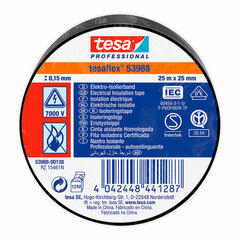 Eristysteippi TESA Musta PVC (25 mm x 25 m) hinta ja tiedot | Käsityökalut | hobbyhall.fi