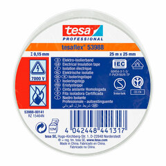 Eristysteippi TESA Valkoinen PVC (25 mm x 25 m) hinta ja tiedot | Tesa Työkalut | hobbyhall.fi