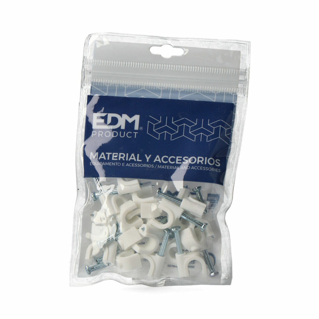 Niitit EDM 2 x 1,5 mm Valkoinen Kaapelit 20 osaa hinta ja tiedot | Käsityökalut | hobbyhall.fi