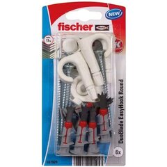 Koukkuruuvit Fischer 6 x 44 mm 6 osaa hinta ja tiedot | Fischer Työkalut | hobbyhall.fi
