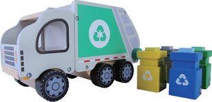 Gerardo's Toys puinen roska-auto hinta ja tiedot | Poikien lelut | hobbyhall.fi