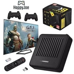 HappyJoe G11 4K, 128GB, 10000+ peliä, tukee PSP/DC/N64, Android TV hinta ja tiedot | Pelikonsolit | hobbyhall.fi