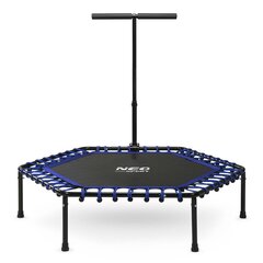 Fitness trampoliini kahvalla, kuusikulmainen, 127 cm., sininen hinta ja tiedot | Ei ole määritelty Kuntolaitteet | hobbyhall.fi