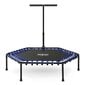 Fitness trampoliini kahvalla, kuusikulmainen, 127 cm., sininen hinta ja tiedot | Fitness-trampoliinit | hobbyhall.fi