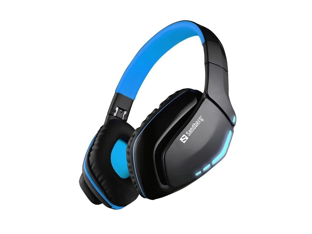 Sandberg Blue Storm over-ear langattomat pelikuulokkeet hinta ja tiedot | Kuulokkeet | hobbyhall.fi