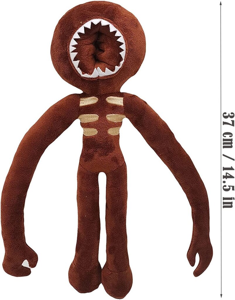 Pehmeä pehmolelu Monster Horror, ruskea hirviö, 30cm hinta ja tiedot | Pehmolelut | hobbyhall.fi