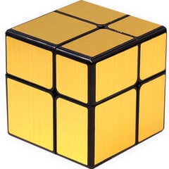 Rubikin kuutio 2x2 pulmapeli, peilikuva, kultainen hinta ja tiedot | Lautapelit ja älypelit | hobbyhall.fi