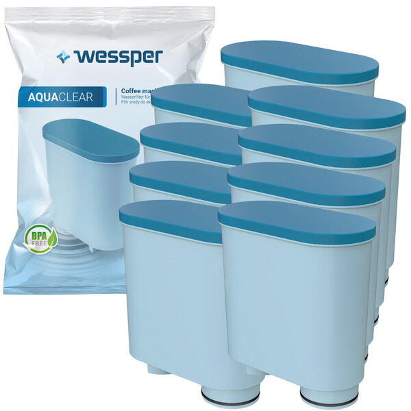 Wessper vedensuodattimet Philips/Saeco kahvinkeittimiin Aquaclean CA6903, 9 kpl.