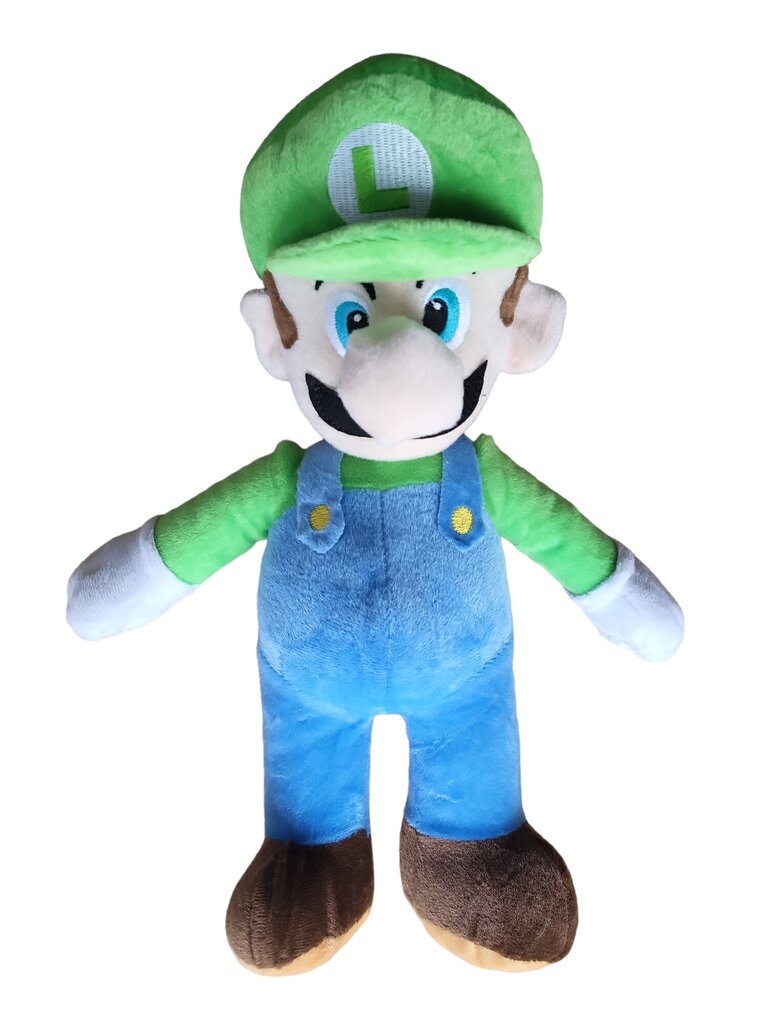 Super Mario Luigi pehmolelu, 38cm hinta ja tiedot | Pehmolelut | hobbyhall.fi
