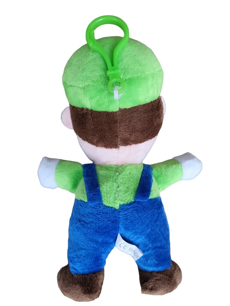 Super Mario Luigi pehmolelu/riipus, 18cm hinta ja tiedot | Pehmolelut | hobbyhall.fi