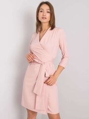 Vaaleanpunainen naisten mekko solmiolla. 42 hinta ja tiedot | Mekot | hobbyhall.fi