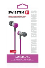 Kuulokkeet Swissten SuperBass Metal YS900, vaaleanpunainen hinta ja tiedot | Kuulokkeet | hobbyhall.fi