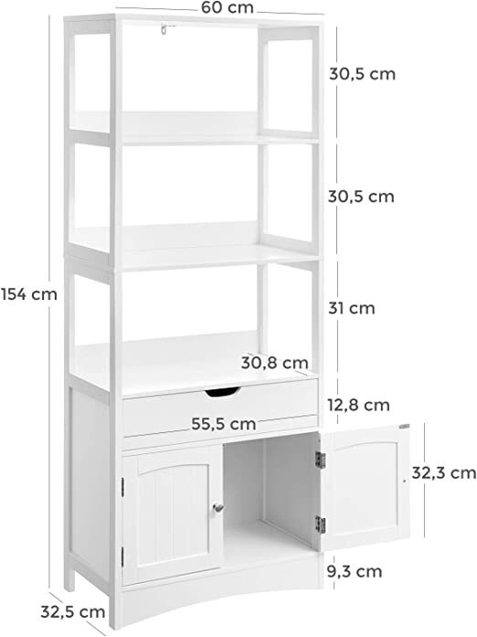 Kylpyhuoneen kaappi hinta ja tiedot | Kylpyhuonekaapit | hobbyhall.fi