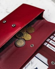 Naisten nahkalompakko Cavaldi, punainen hinta ja tiedot | Naisten lompakot | hobbyhall.fi