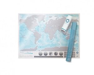 Raaputettava maailmankartta, valtameri hinta ja tiedot | Maailmankartat | hobbyhall.fi