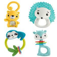 Fisher-Price® Animal Rattles hinta ja tiedot | Vauvan lelut | hobbyhall.fi