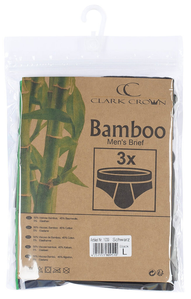Bambualushousut, 6 kpl, sininen hinta ja tiedot | Miesten alushousut | hobbyhall.fi