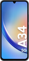 Samsung Galaxy A34 5G 8/256GB Awesome Graphite hinta ja tiedot | Matkapuhelimet | hobbyhall.fi