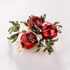 Rintaneula Pomegranate branch hinta ja tiedot | Rintakorut | hobbyhall.fi