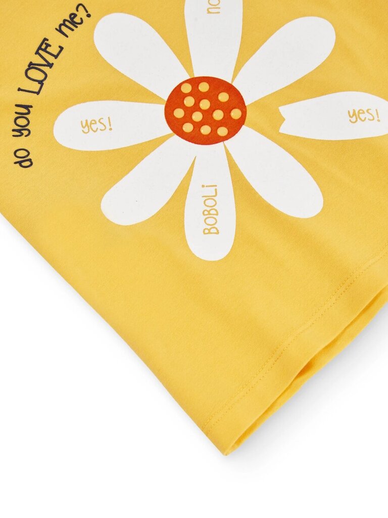 BOBOLI Daisy Print Limone 520236736 hinta ja tiedot | Tyttöjen paidat | hobbyhall.fi