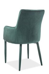 4 tuolin setti Ricardo Velvet, vihreä hinta ja tiedot | Ruokapöydän tuolit | hobbyhall.fi