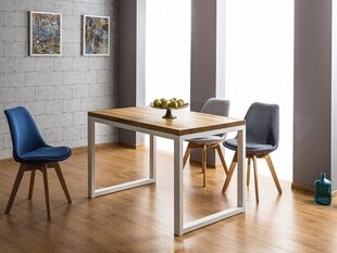 Pöytä Signal Meble Loras II, 180 x 90 cm, ruskea/valkoinen hinta ja tiedot | Ruokapöydät | hobbyhall.fi