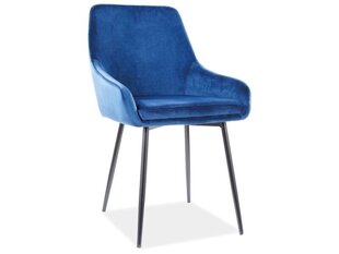 4-osainen tuolisarja Signal Meble Albi, tummansininen hinta ja tiedot | Ruokapöydän tuolit | hobbyhall.fi