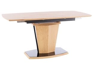 Jatkettava pöytä Signal Meble Houston, ruskea hinta ja tiedot | Ruokapöydät | hobbyhall.fi