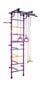 Kuntokeskus (voimisteluseinä) Sateenkaari, violetti-sateenkaari, 230 x 52,5 cm hinta ja tiedot | Puolapuut ja voimisteluseinät | hobbyhall.fi