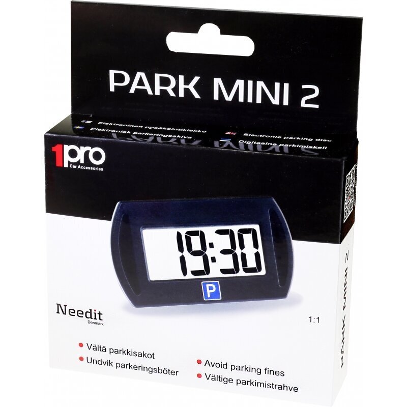 Needit Park Mini 2 automaattinen pysäköintikiekko, musta hinta ja tiedot | Lisätarvikkeet autoiluun | hobbyhall.fi