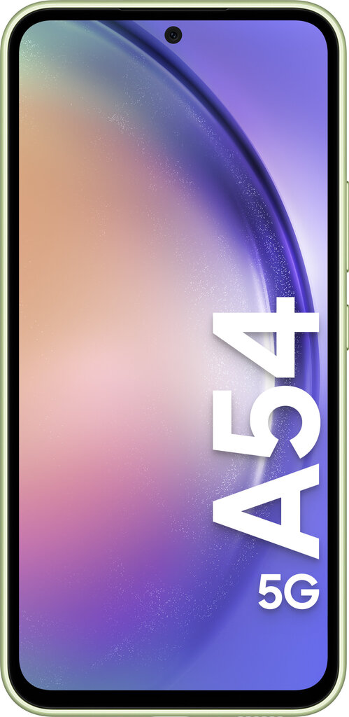 Samsung Galaxy A54 5G 8/256GB Light Green SM-A546BLGDEUE hinta ja tiedot | Matkapuhelimet | hobbyhall.fi