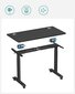 Sähköisesti korkeussäädettävä pöytä, 60x120 cm, musta hinta ja tiedot | Tietokonepöydät ja työpöydät | hobbyhall.fi