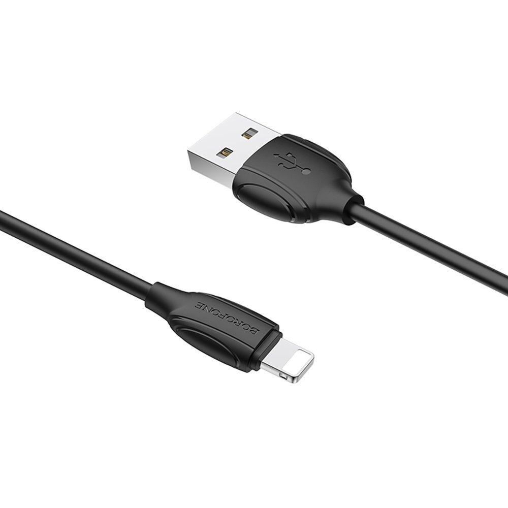 Borofone Cable BX19 -etu - USB Lightningiin - 2,4A 1 metri musta hinta ja tiedot | Kaapelit ja adapterit | hobbyhall.fi