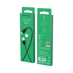 Borofone Cable BX19 -etu - USB Lightningiin - 2,4A 1 metri musta hinta ja tiedot | Akero lab Kodinkoneet ja kodinelektroniikka | hobbyhall.fi