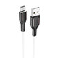 Borofone Cable BX63 Charming - USB MicroUSB - 2,4A 1 metri musta-valkoinen hinta ja tiedot | Puhelinkaapelit | hobbyhall.fi