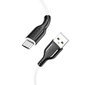 Borofone Cable BX63 Charming - USB MicroUSB - 2,4A 1 metri musta-valkoinen hinta ja tiedot | Puhelinkaapelit | hobbyhall.fi