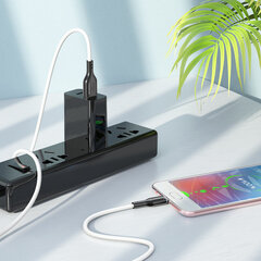 Borofone Cable BX63 Charming - USB MicroUSB - 2,4A 1 metri musta-valkoinen hinta ja tiedot | Puhelinkaapelit | hobbyhall.fi