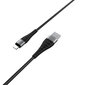 Borofone Cable BX32 Munificent - USB Lightningiin - 2,4A 1 metri musta hinta ja tiedot | Puhelinkaapelit | hobbyhall.fi