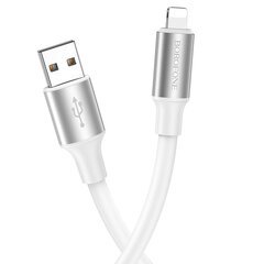 Borofone kaapeli BX82 Bountiful – USB-Lightning – 2,4A 1 valkoinen hinta ja tiedot | Puhelinkaapelit | hobbyhall.fi