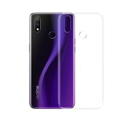 Ultra Clear 0.5mm Case Gel TPU Cover, mallille Realme 3 Pro, läpinäkyvä hinta ja tiedot | Puhelimen kuoret ja kotelot | hobbyhall.fi