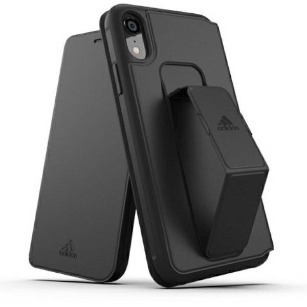 Adidas SP Folio Grip Case mallille iPhone Xr 32858, musta hinta ja tiedot | Puhelimen kuoret ja kotelot | hobbyhall.fi